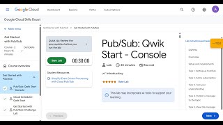 Pub/Sub: Qwik Start - Console | #GSP096