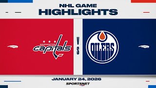 NHL Highlights | Capitals vs. Oilers - January 24, 2026