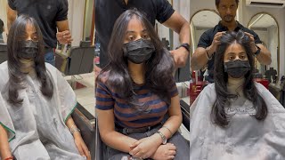 Minimum layer haircut tutorial // ￼ face framing, Haircut step-by-step ￼