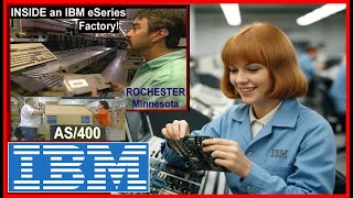 LOOK INSIDE an IBM Server Factory, Behind the Scenes Rochester MN (AS/400 computers) eSeries 1990s