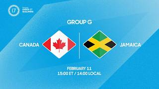 Canada vs Jamaica | 2026 Concacaf Under-17 Qualifiers