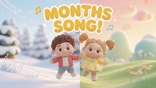 Hello Months Song! 🎶 Learn the 12 Months of the Year for Kids