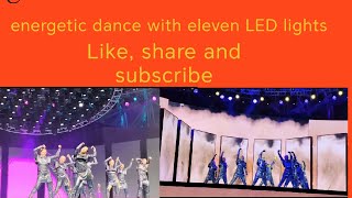 Eleven LED lights and AI dance.. #dance #dubai #travel #trending #led #ai