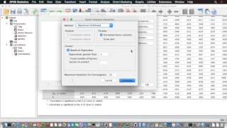 Exploratory Factor Analysis in SPSS
