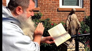 Blessing the Statue of the Blessed Mother at Saint Michael Friary