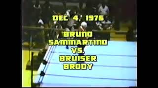 Bruno Sammartino vs Bruiser Brody