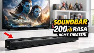 CUMA 200 RIBUAN! Review Olike S10H Soundbar TV Murah Rasa Home Theater!