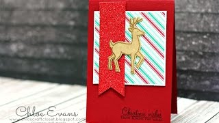 Simple and Stunning - Reindeer Card