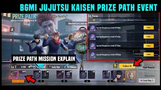 BGMI NEW PRIZE PATH EVENT PURCHASE / PRIZE PATH LUCKY COIN TRICK / JJK PRIZE PATH MISSION EXPLAIN