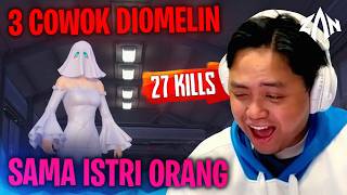 These 3 Guys Were Scolded by Someone Else's Wife - 27 Kills | PUBG Mobile Indonesia