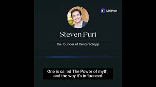 Everyone is living a myth | Steven Puri | 3-2-1 with Mailman