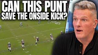 Raiders Onside Punt Could Revive The Onside Kick In The NFL?! | Pat McAfee Show