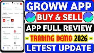 Groww App Kaise Use Kare 2026 | Groww App Me Trading Kaise Kare | Groww App Complete Guide In Hindi