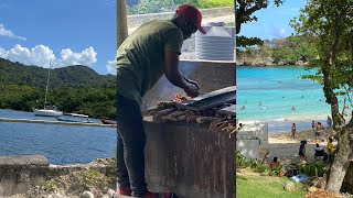 Vlog: Boston Bay Beach + Boston Jerk Pork + Chilling