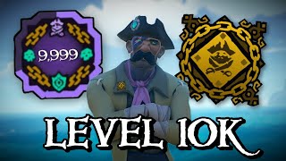 HITTING MAX LEVEL 9999 Hourglass - Sea of Thieves Rarest Achievement! (less than 0.1% of players)