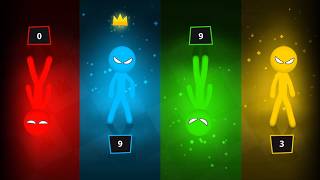 Stickman Party Gameplay - KNIGHTS & COLOR CHAOS! ⚔️ Knight Match, 🚜 Lawn Mower & 🎨 Color Claim!