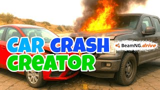 Giant hammer kicks the traffic of cars | BeamNG.drive   #bmng, #beamng, #bmngcrash, #beamngcrashes,