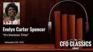 "It's Decision Time" by Evelyn Carter Spencer (Rev. Ev) - Nebraska CFO 1975