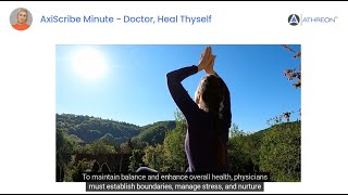 Doctor, Heal Thyself: The Importance of Self-Care in Medicine | Athreon