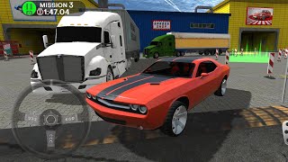 Simulador de Direção 3D Dodge Challenger SRT8, Shopping Mall Parking Lot