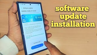 How to do software update installation on samsung galaxy mobiles and android phones