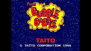 Master System Longplay [126] Final Bubble Bobble (JP)