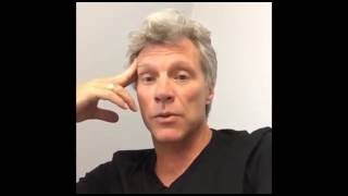 Jon Bon Jovi on Facebook Live (FIRST JBJ LIVE STREAM answering fans questions )