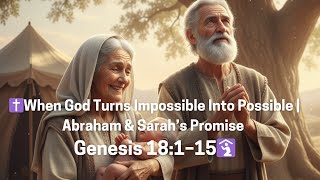 ✝️When God Turns Impossible Into Possible | Abraham & Sarah’s Promise Genesis 18:1–15 🛐