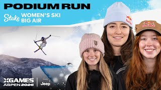 Stake Women’s Ski Big Air: Top 3 Medal Runs | X Games Aspen 2026