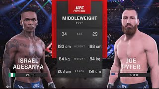 Israel Adesanya vs Joe Pyfer | UFC 5 Full Fight