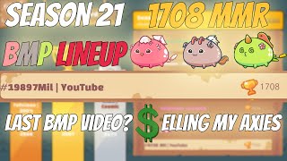 BMP Gameplay - Using Other Comps This Weekend | 1708 MMR Season 21 | Axie Infinity - Arena #95