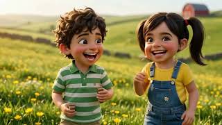 Old MacDonald Had a Farm 🐄🐷🐔 | Noor & Yaseen Adventures | Animal Sounds Song for Kids!