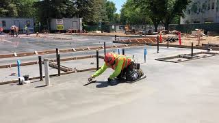 Concrete finishing
