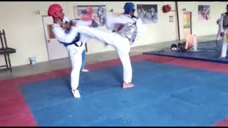 Taekwondo Fight Practice of  Just Listen the sound of Kicks🥋🥋
