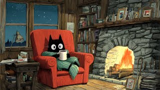 Black Cats Deep Bass Cozy Jazz: Comfort Music for Deep Focus & Relaxation