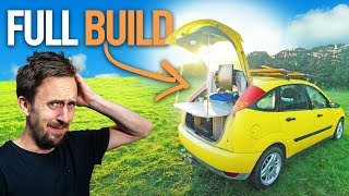 Converting My Ford Focus Into a Camper