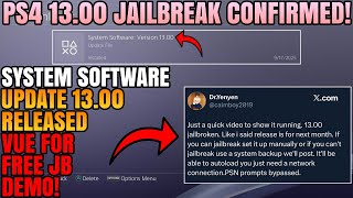*NEW* PS4 13.00 PLAYSTATION VUE FULL JAILBREAK DEMO! ✅