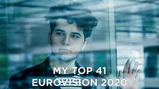 Revisiting Eurovision Song Contest ('til 2016) - My Top 41 of Eurovision 2020