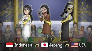 When Kuntilanak Joins Miss Universe Ghost #HORROCOMEDY | Funny Cartoons, Ghost Cartoons, Horror A...