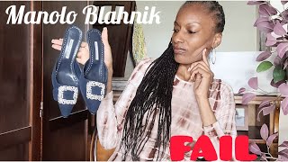 Manolo Blahnik Fail!! Keep or Sell? #manoloblahnik #luxuryshoes