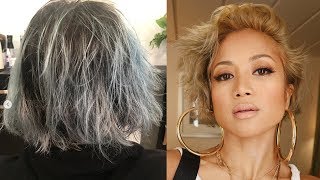 HAIR COLOURING FROM BLUE TO BLONDE BY @HAIRLOVESTUDIOINC | milavictoria