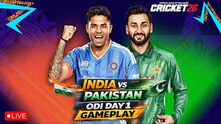 🔴IND vs PAK ODI Day 1 Match 2026 | Cricket 26 Gameplay Game #gaming #gameplay