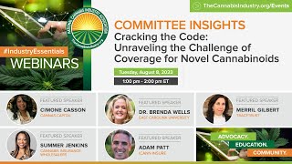 Unraveling the Challenge of Coverage for Novel Cannabinoids | 08.08.23 | Committee Insights