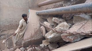 Dangerous Rock Crusher Jam 😱 | Huge Stones Stuck | Hammer Power Action | Crushing King 
