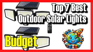 ☀️🔥 The 7 BEST BUDGET Outdoor Solar Lights on Amazon [2026]✅[Value for Money] solar yard