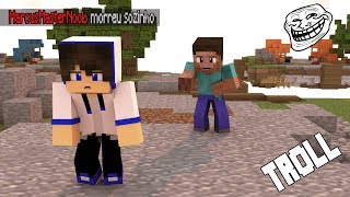 MINECRAFT BEDWARS - JOGUEI COM UM INSCRITO E ELE ME TROLLOU