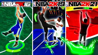 I HIT A GREENLIGHT FADE IN EVERY NBA 2K GAME IN ONE VIDEO