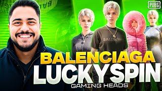 💸10000 UC BALANCIAGA LUCKY SPIN OPENING 😍 LUCKIST CRATE OPENING EVER | GAMING HEADS