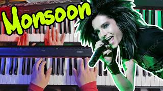 Tokio Hotel - Monsoon | Slower piano version