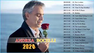 Andrea Bocelli Greatest Hits 2020 ♥ Best Andrea Bocelli Songs of All Time ♥  Full Allbum 2020